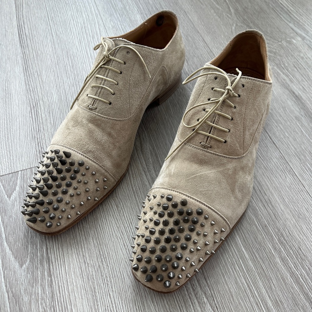 Christian Louboutin loafers tie ups